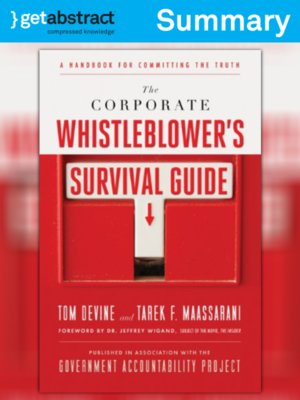 cover image of The Corporate Whistleblower's Survival Guide (Summary)